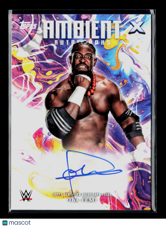 2025 Topps Exalted WWE Oba Femi #APA-OBA Auto