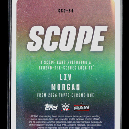 2026 Topps Chrome WWE Liv Morgan #SCO-34 08/10
