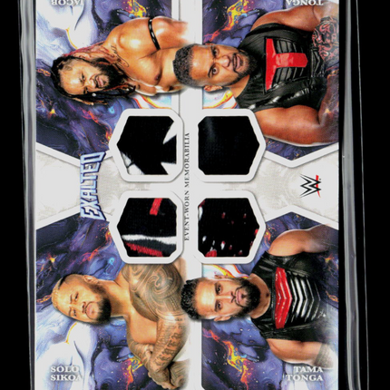 2025 Topps Exalted WWE Solo Sikoa Tonga Loa Jacob Fatu Tama Tonga Relic