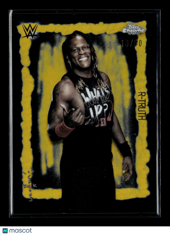 2025 Topps Chrome WWE x Cactus Jack R-Truth #FVF-31 10/50
