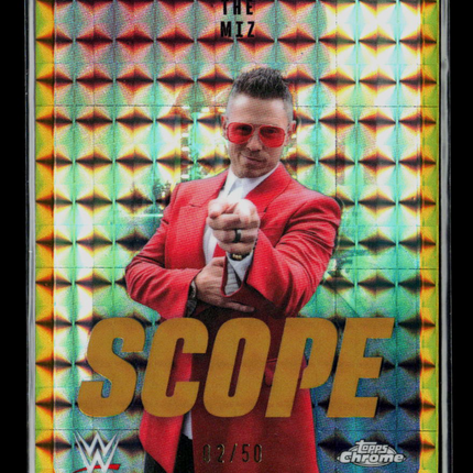 2026 Topps Chrome WWE The Miz #SCO-18 Gold 02/50