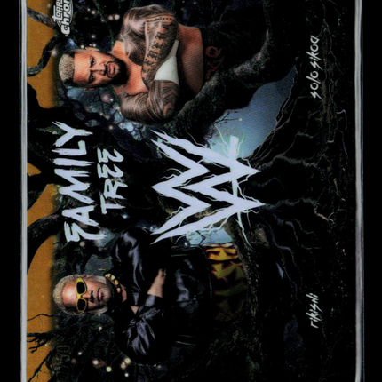 2026 Topps Chrome WWE Solo Sikoa Rikishi #FAM-RS