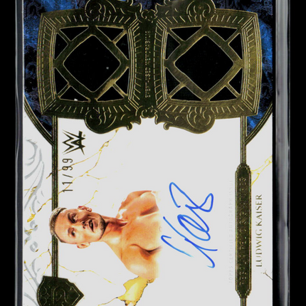 2025 Topps Royalty WWE Ludwig Kaiser #RES-LKA Event-Used Memorabilia Auto