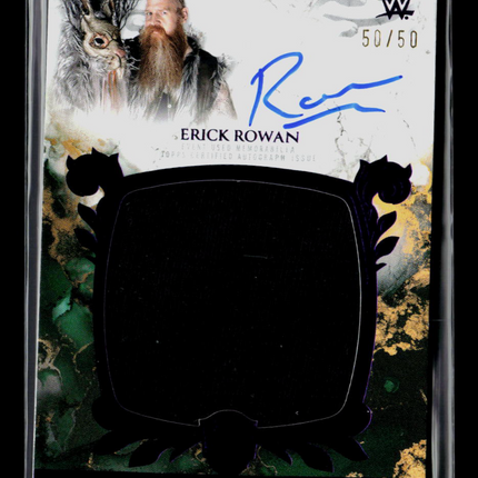 2025 Topps Royalty WWE Erick Rowan #RYA-ERO Autograph Relic 50/50 Auto