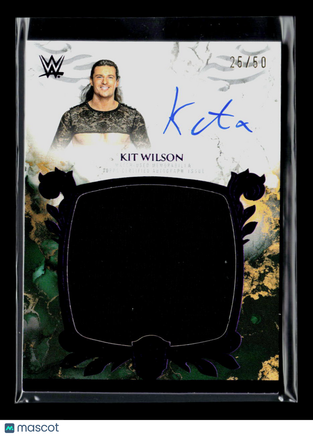 2025 Topps Royalty WWE Kit Wilson #RYA-KWI 25/50 Memorabilia Auto