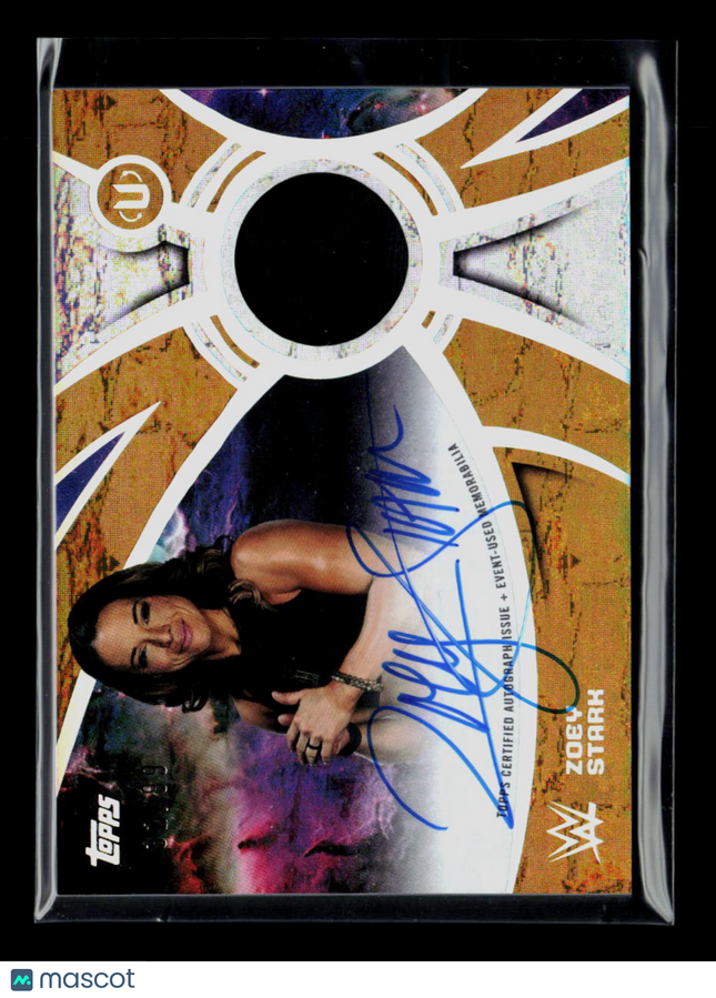 2026 Topps Universe WWE Zoey Stark #SRS-ZS Memorabilia Auto