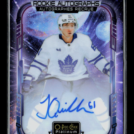 2026 O-Pee-Chee Platinum Jacob Quillan #R-JQ Cosmic 49/65 Auto