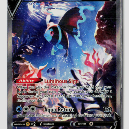 Pokemon 2022 Brilliant Stars Lumineon V SR FA #156/172