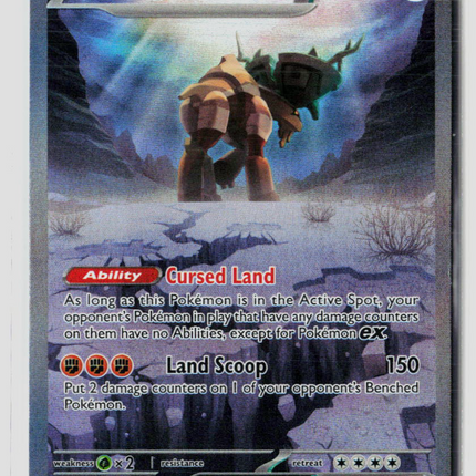 Pokemon 2023 Paldea Evolved Ting-Lu EX SAR #263/193