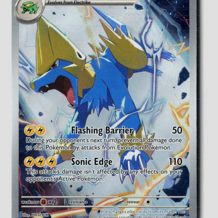 Pokemon 2026 Pitch Black Manectric #89/84