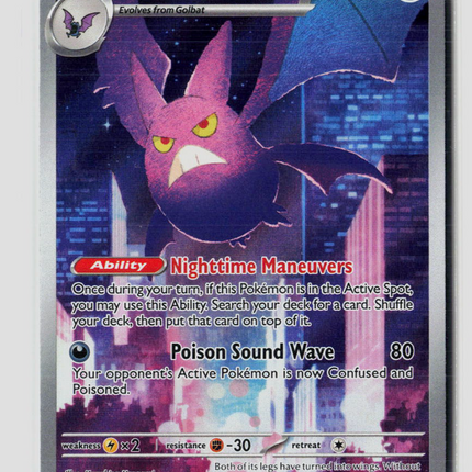 Pokemon 2026 Mega Evolution – Chaos Rising Crobat #93/86