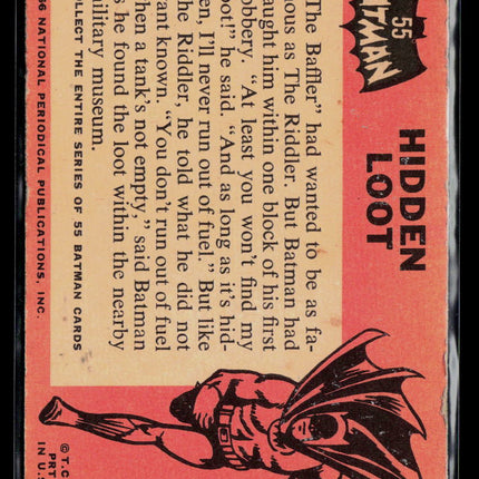 1966 Topps Batman Black Bat #55 Hidden Loot