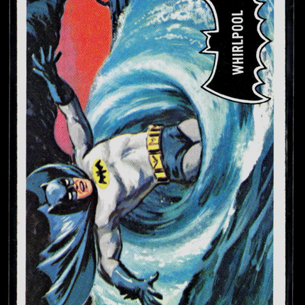 1966 Topps Batman Black Bat #54 Whirlpool