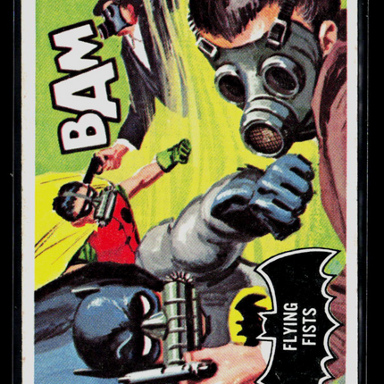 1966 Topps Batman Black Bat #44 Flying Fists