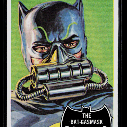 1966 Topps Batman Black Bat #43 The Bat Gasmask