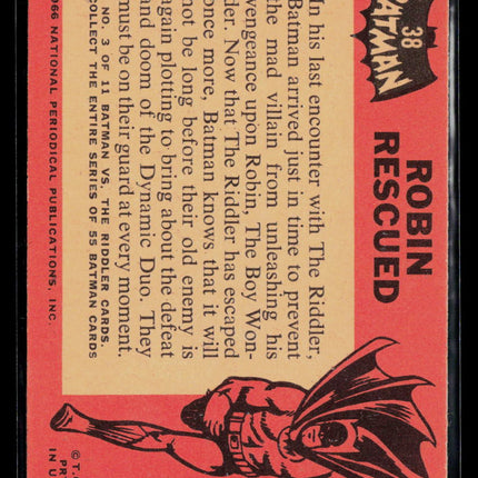 1966 Topps Batman #38 Robin Rescued