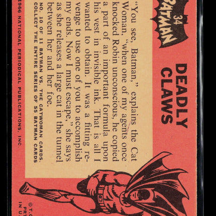 1966 Topps Batman #34 Deadly Claws