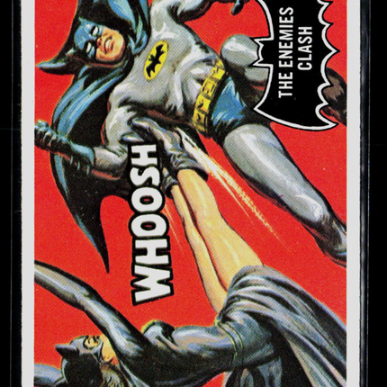 1966 Topps Batman #33 The Enemies Clash