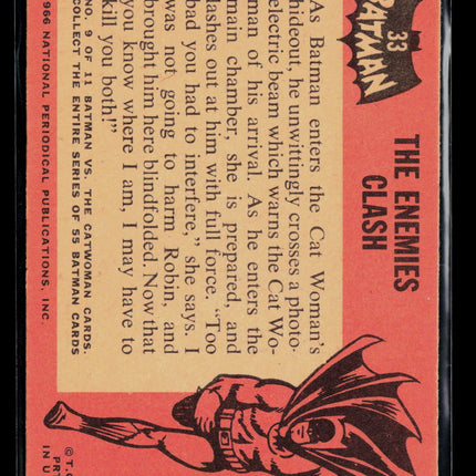 1966 Topps Batman #33 The Enemies Clash