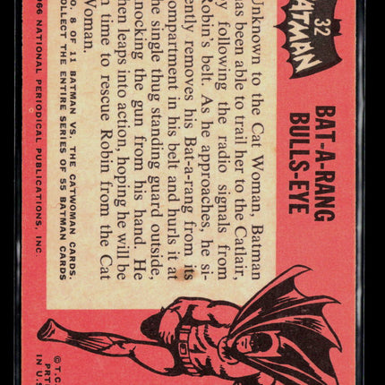 1966 Topps Batman #32 Bat-A-Rang Bullseye