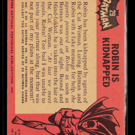 1966 Topps Batman #29 Robin is Kidnapped