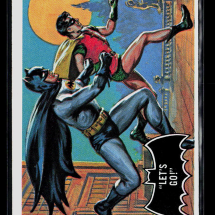 1966 Topps Batman #28 Let's Go