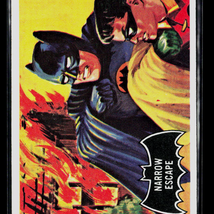 1966 Topps Batman Black Bat #21 Narrow Escape