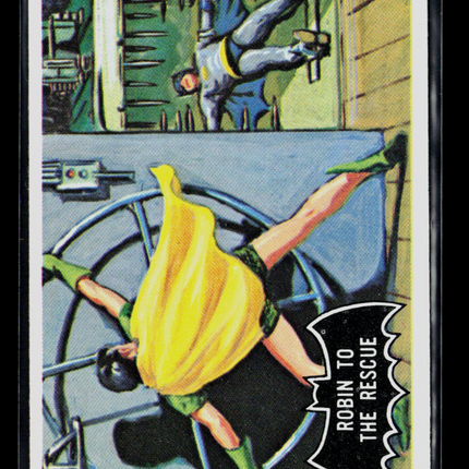 1966 Topps Batman (Black Bat) #20 Robin to the Rescue