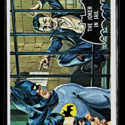 1966 Topps Batman Black Bat #13 The Joker in Jail