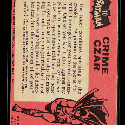 1966 Topps Batman #10 Crime Czar