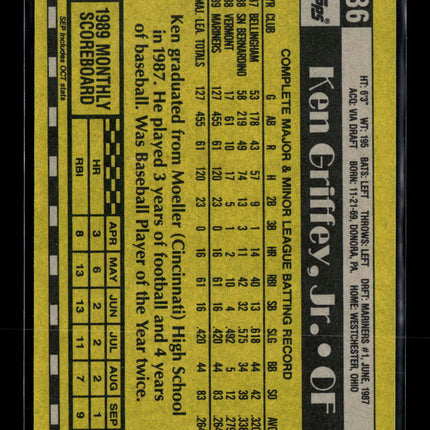 1990 Topps Ken Griffey, Jr. #336