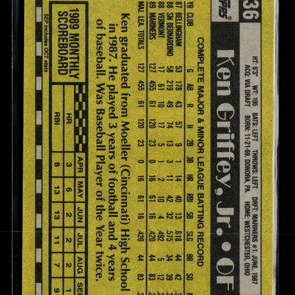 1990 Topps Ken Griffey Jr. #336