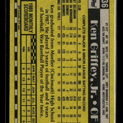 1990 Topps Ken Griffey Jr. #336