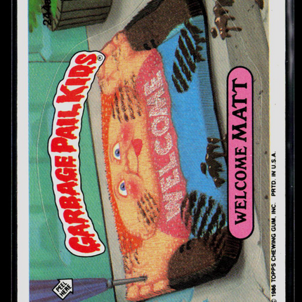 1986 Topps Garbage Pail Kids Series 6 Sticker #244a