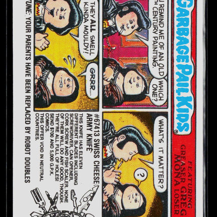 1986 Topps Garbage Pail Kids Series 6 Sticker #235b