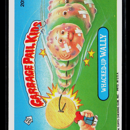1986 Topps Garbage Pail Kids Series 6 Sticker #209a