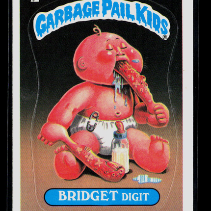 1986 Topps Garbage Pail Kids Original Series 6 Sticker #218b