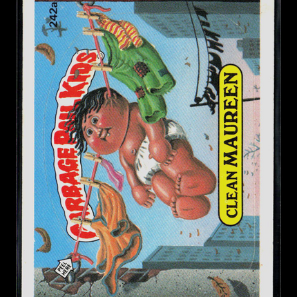 1986 Topps Garbage Pail Kids Series 6 Puzzle Piece Sticker #242a