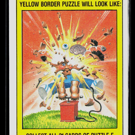 1986 Topps Garbage Pail Kids Series 6 Puzzle Piece Sticker #242a