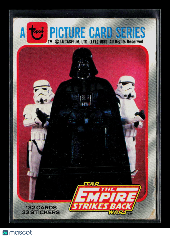 1980 Topps Star Wars: The Empire Strikes Back Series 1 #1 Darth Vader