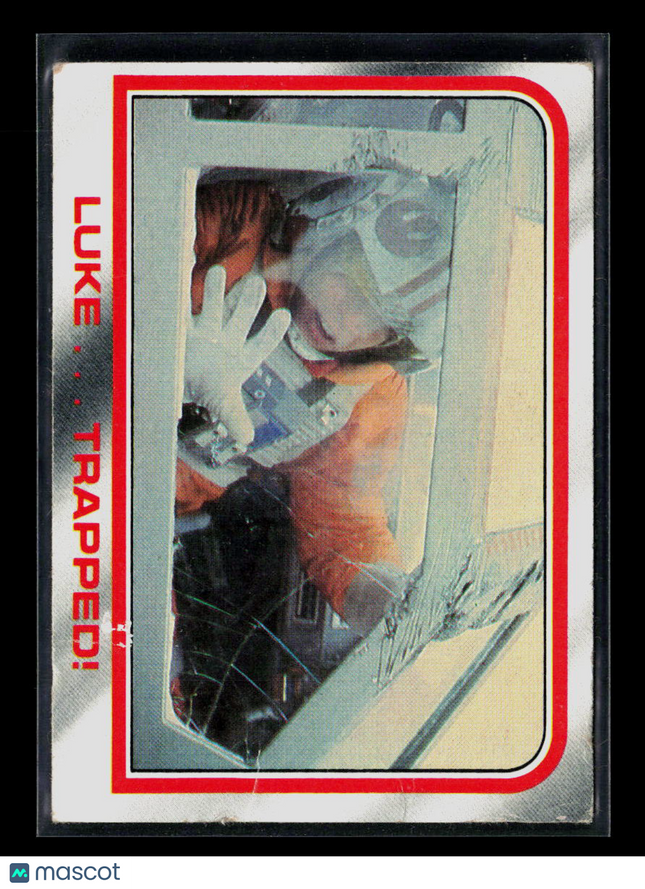 1980 Topps Star Wars The Empire Strikes Back Series 1 Luke Trapped #44