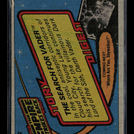 1980 Topps Star Wars The Empire Strikes Back Series 1 Mark Hamill #102