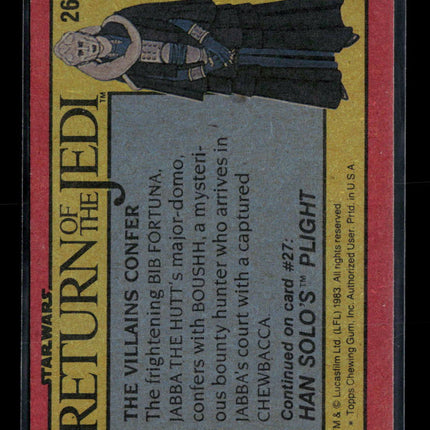 1983 Topps Star Wars Return of the Jedi Series 1 #26