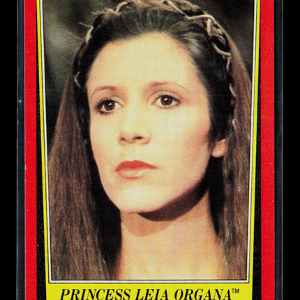 1983 Topps Star Wars: Return of the Jedi Carrie Fisher #5