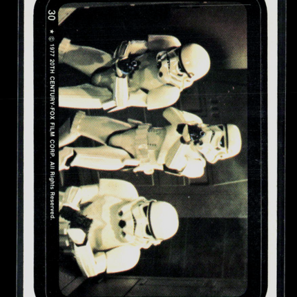 1977 Topps Star Wars Stickers Sticker #30