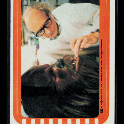 1977 Topps Star Wars Stickers Stuart Freeborn Sticker #55