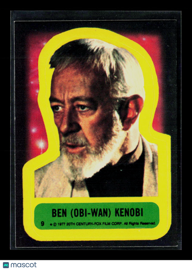 1977 Topps Star Wars Obi Wan Kenobi Sticker #9