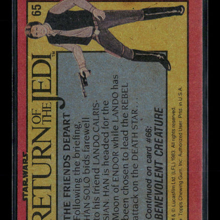 1983 Topps Star Wars Return of the Jedi Series 1 #65