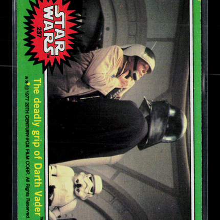 1977 Topps Star Wars Series 4 (Green) #237