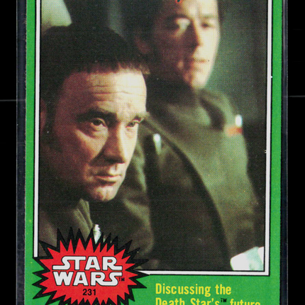 1977 Topps Star Wars Series 4 (Green) Leslie Schofield Don Henderson #231